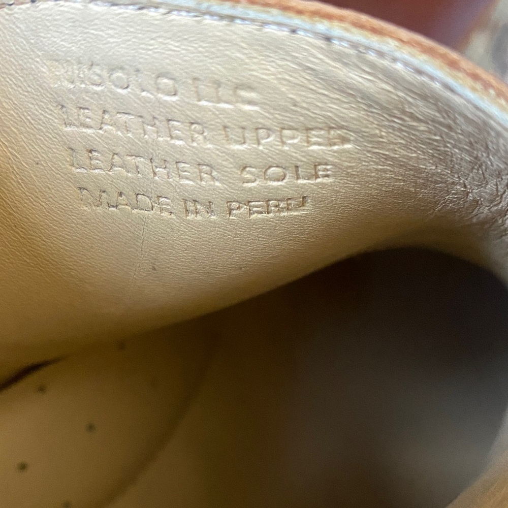 Nisolo Chestnut 100% Leather Heel Boots Slip On Like New - Picture 8 of 9